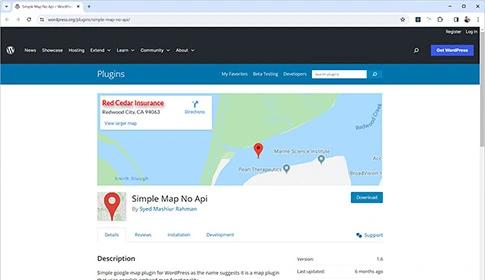 WordPress Map Plugin